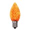 Vickerman C7 Faceted LED Orange Bulb .38W 25/Box - XLEDC78-25